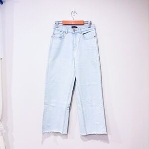 FRANK & OAK Light wash high rise straight leg jeans | Minimalist |‎ Size 27